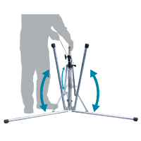 Legs are easily deployed